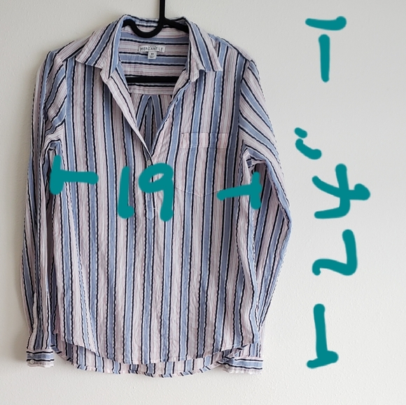 J crew XS popover shirt - Picture 10 of 11